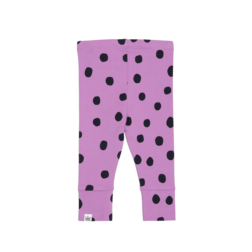 rise little earthling Cuffed Legging BGFKB07 - Antique White Leopard / 0-3m - Image 5
