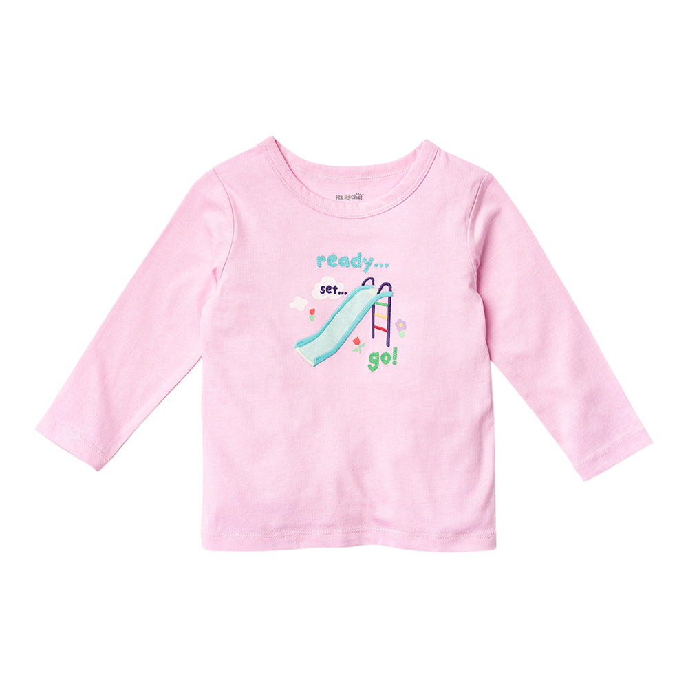 Ms.Rachel Long Sleeve Tees - Light Blue / 6-12m - Image 4