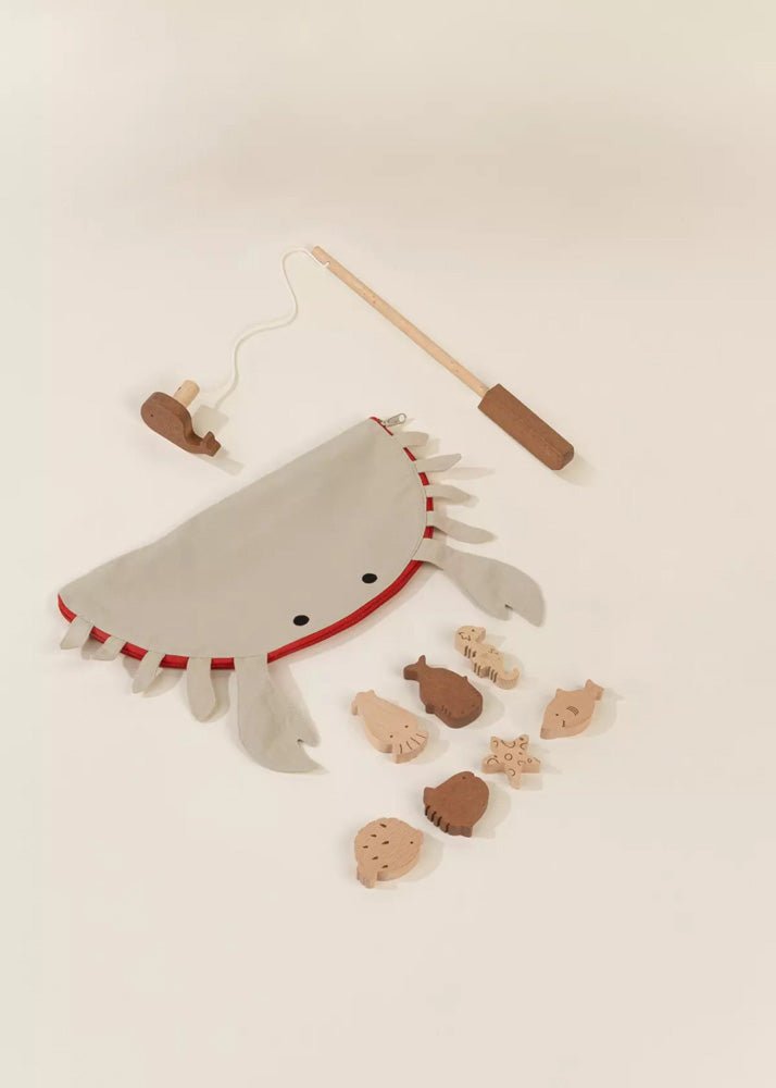 Coco Village Wooden Fishing Game with Bag - Image 5