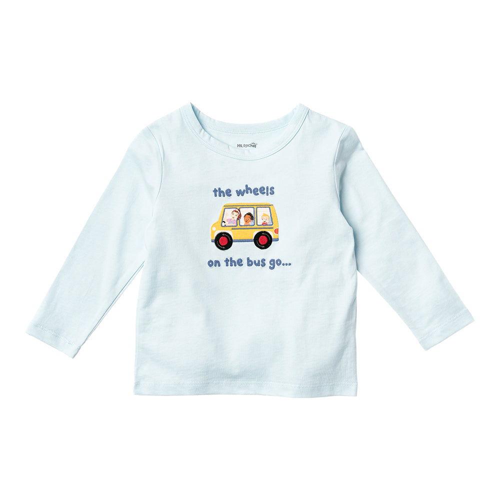 Ms.Rachel Long Sleeve Tees - Light Blue / 6-12m - Image 7