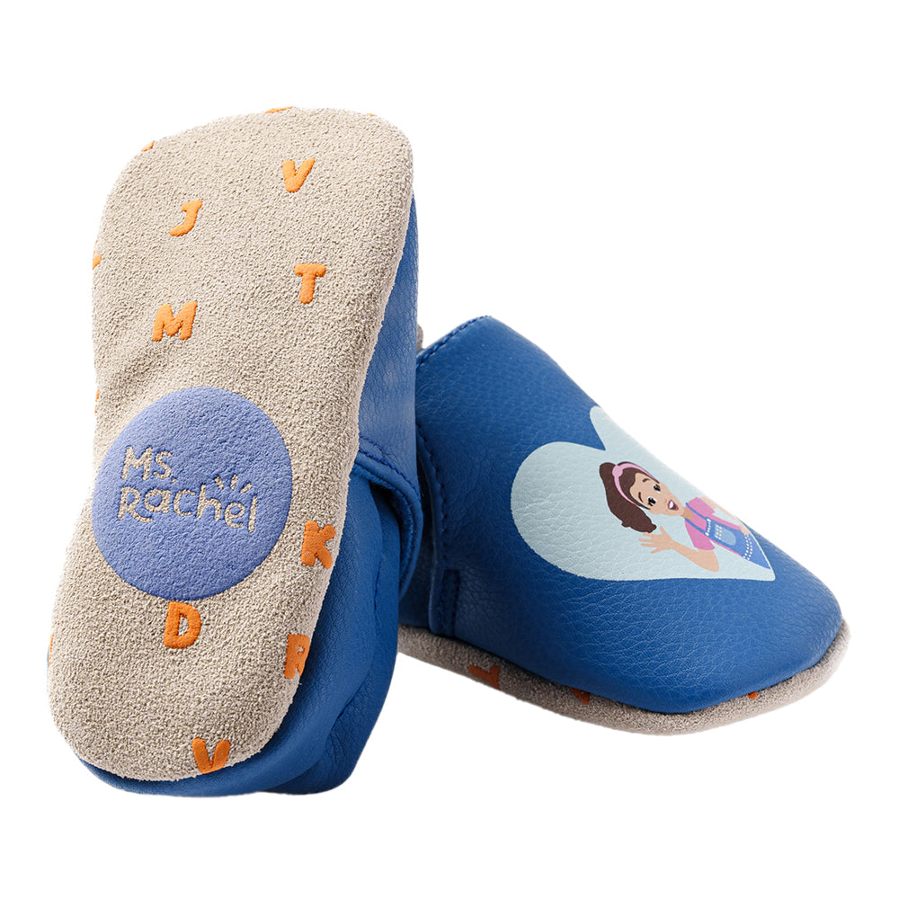 Ms.Rachel Baby Slippers MRF24FW00 - Blue / 0-3m - Image 3