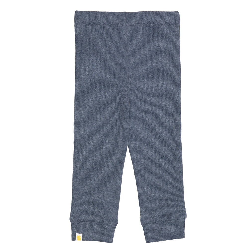 Rise Little Earthling Waffle Legging - Charcoal / 18-24m - Image 2