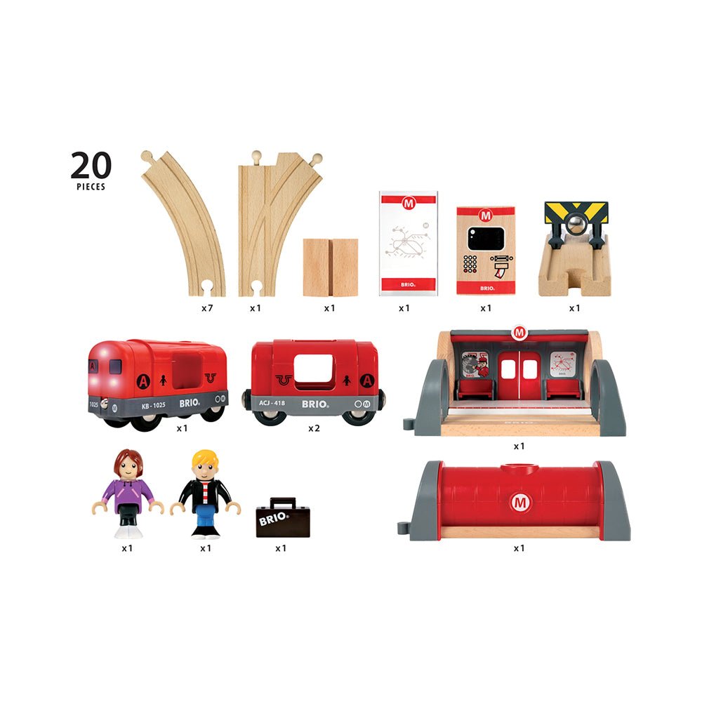 Brio Metro Railway Set - Image 5