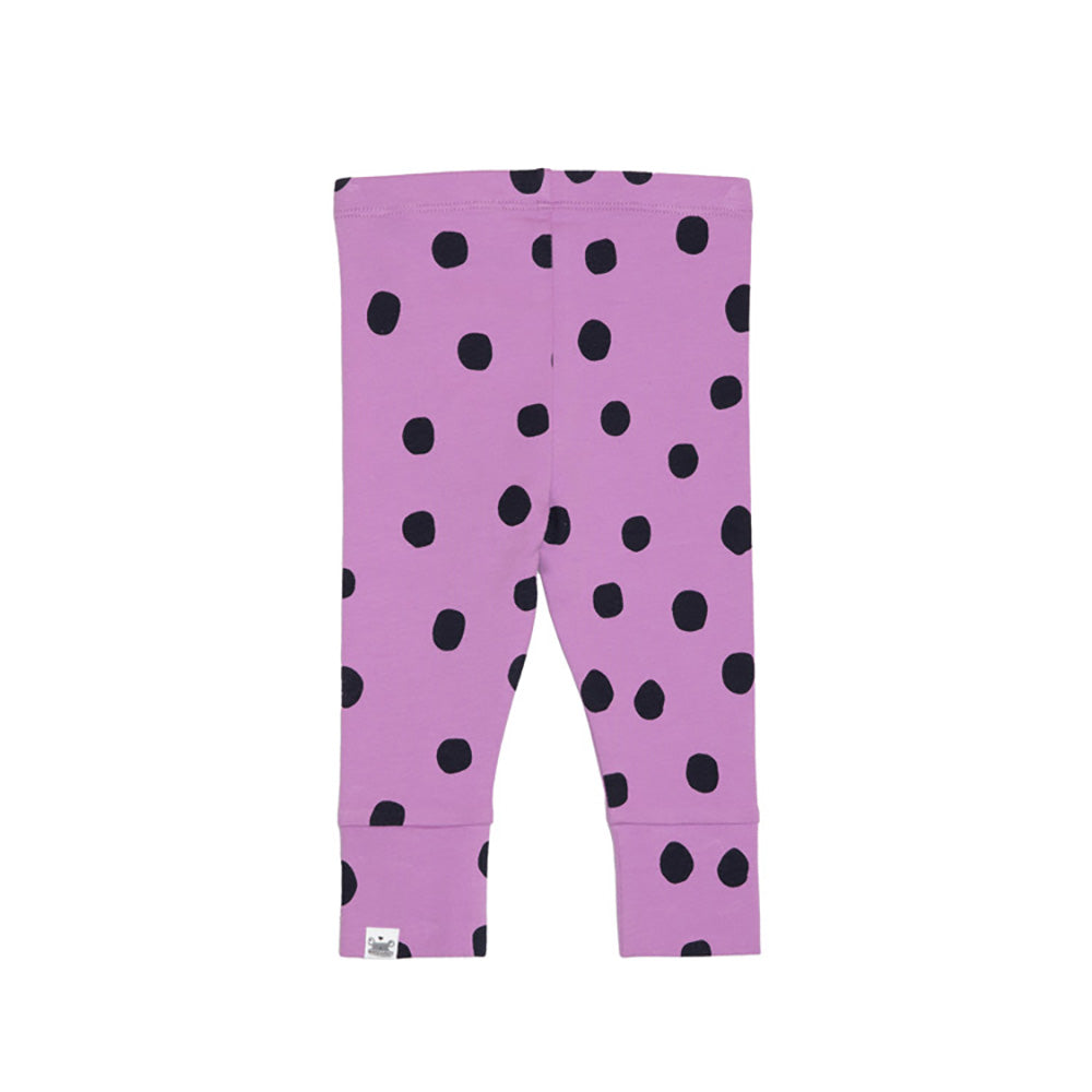 rise little earthling Cuffed Legging BGFKB07 - Antique White Leopard / 0-3m - Image 4