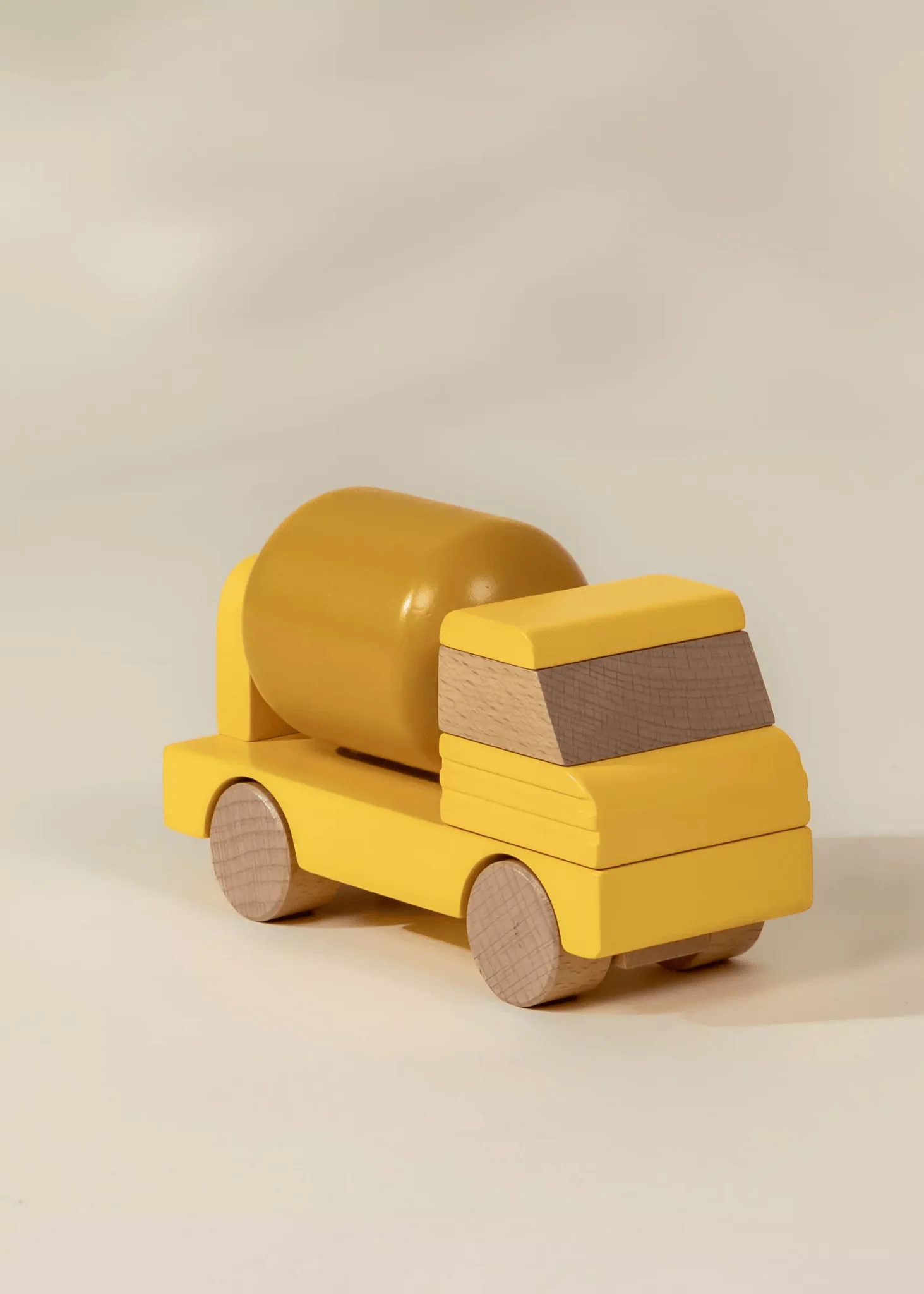 Coco Village Wooden Construction Vehicle - Cement Truck