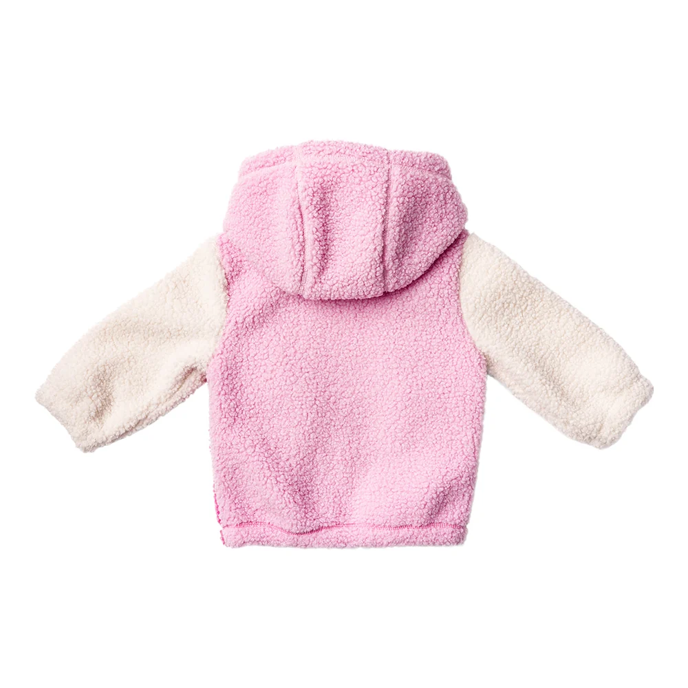 Ms. Rachel Fuzzy Colourblock Jacket - Blue Colourblock / 3-4y - Image 2