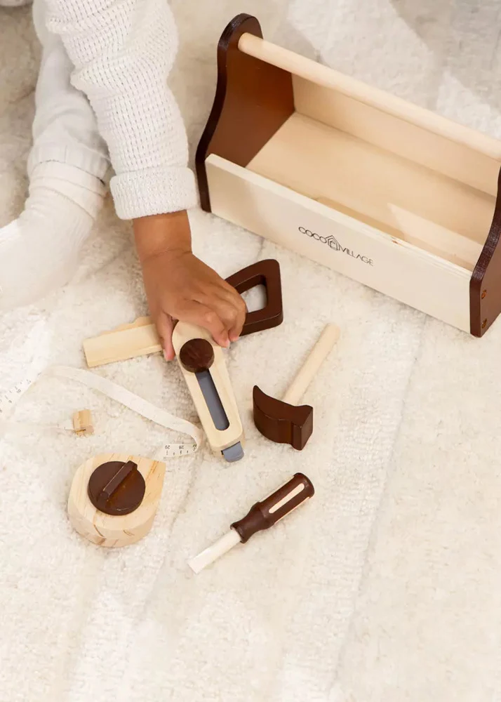 Coco Village Wooden Tool Playset - Image 15