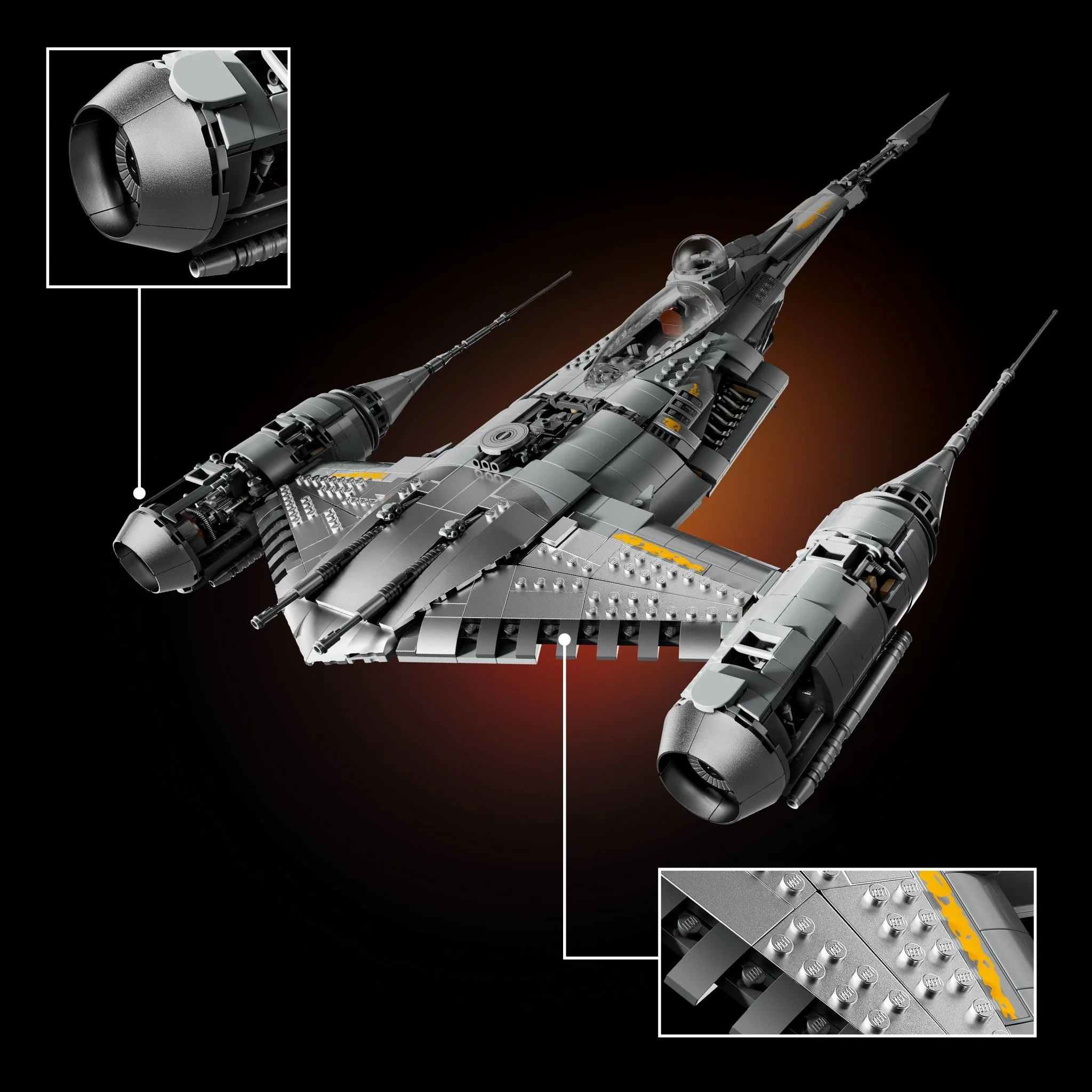LEGO® Star Wars The Mandalorian's N-1 Starfighter 75442 - Image 2