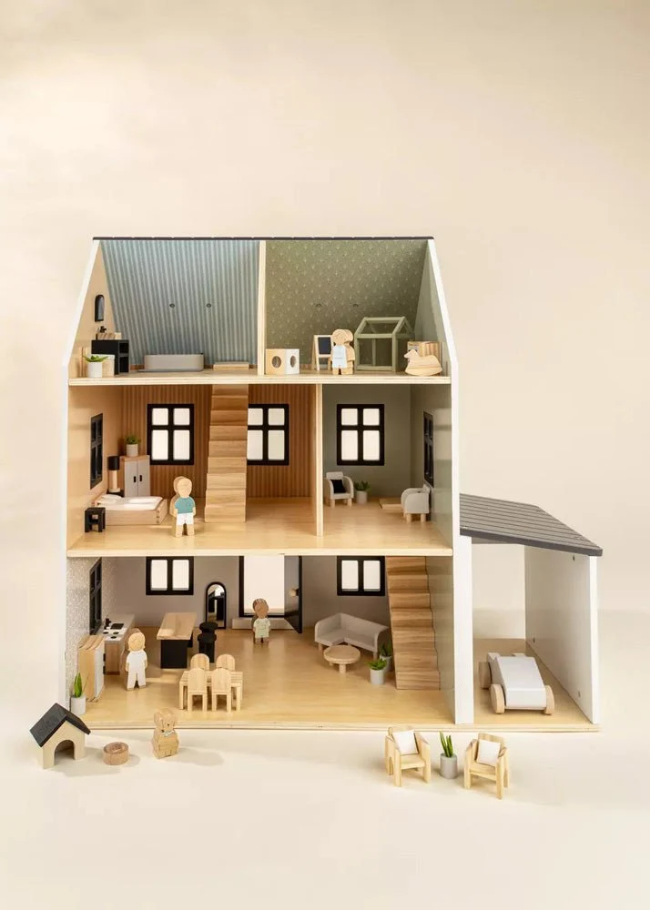 Coco Village Wooden Doll House Kitchen Furniture (12 pcs) - Image 10
