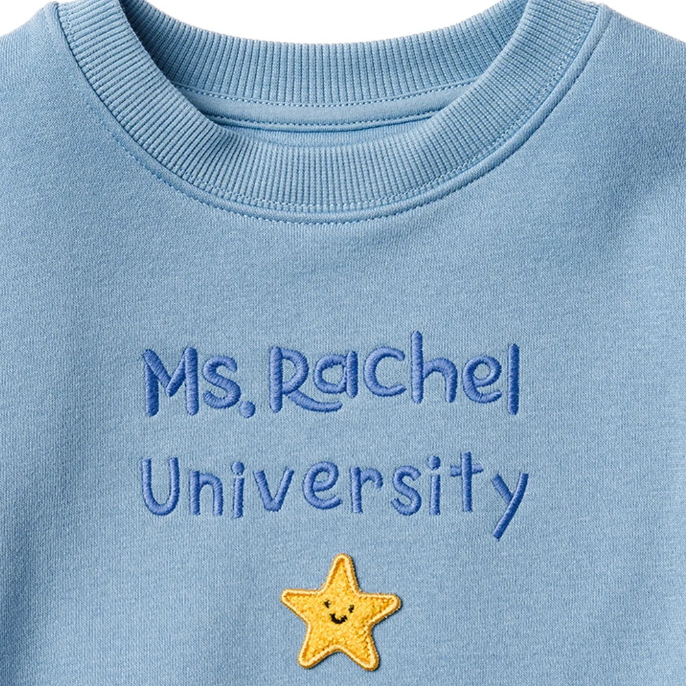 Ms.Rachel Sweatshirt - Blue Stripe / 12-18m - Image 9